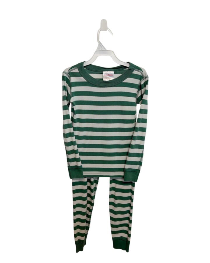 HANNA ANDERSSON  GREEN  STRIPED  LOUNGEWEAR