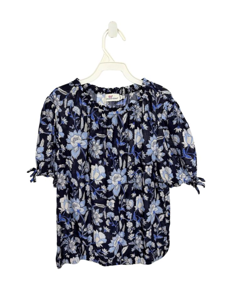 VINEYARD VINES  BLUE  FLORAL  SHIRT-SS