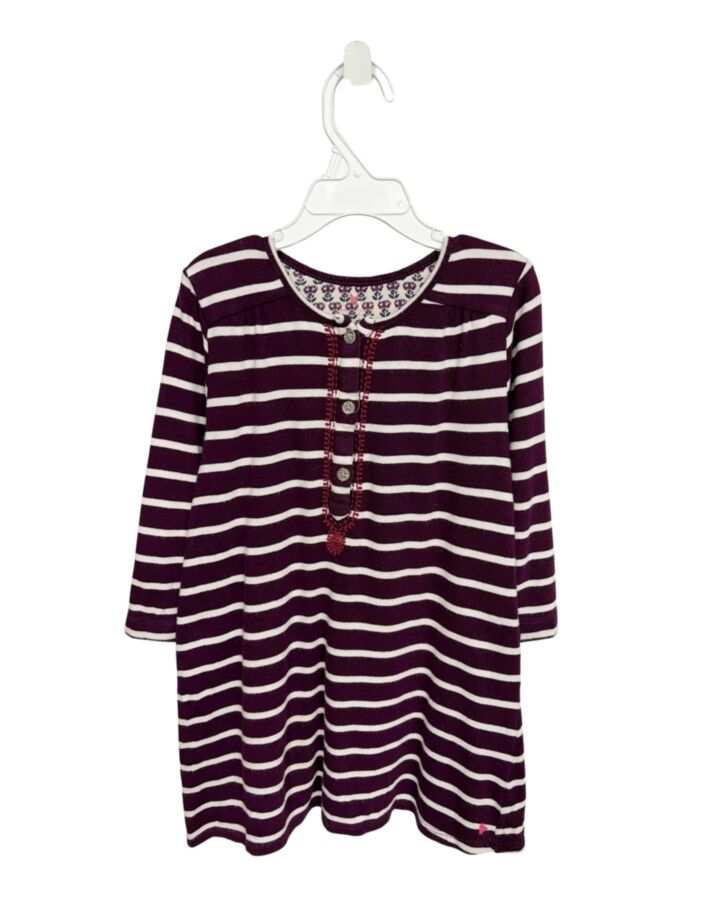 PINK CHICKEN  PURPLE  STRIPED  KNIT DRESS