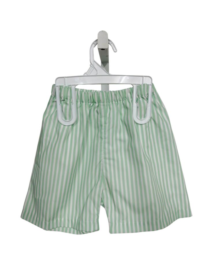 CECIL & LOU  GREEN  STRIPED  SHORTS