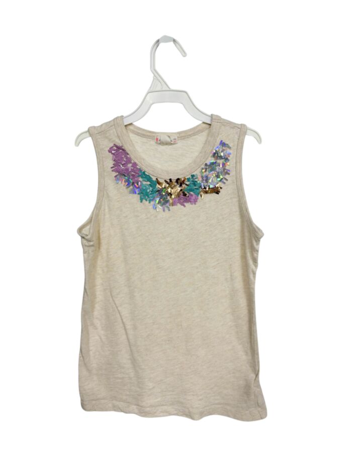 CREWCUTS  CREAM    SLEEVELESS SHIRT