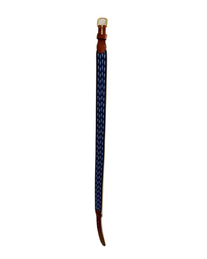 LEATHER MAN LTD BLUE BELT