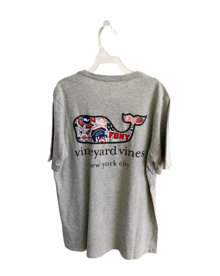 VINEYARD VINES  GRAY   PRINTED DESIGN T-SHIRT