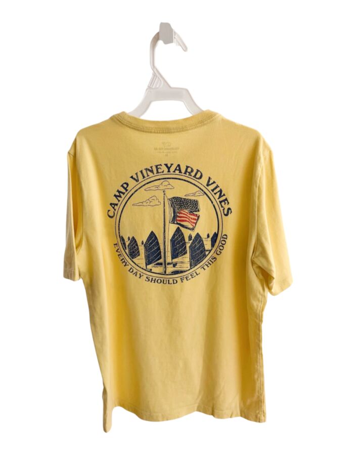 VINEYARD VINES  YELLOW   PRINTED DESIGN T-SHIRT