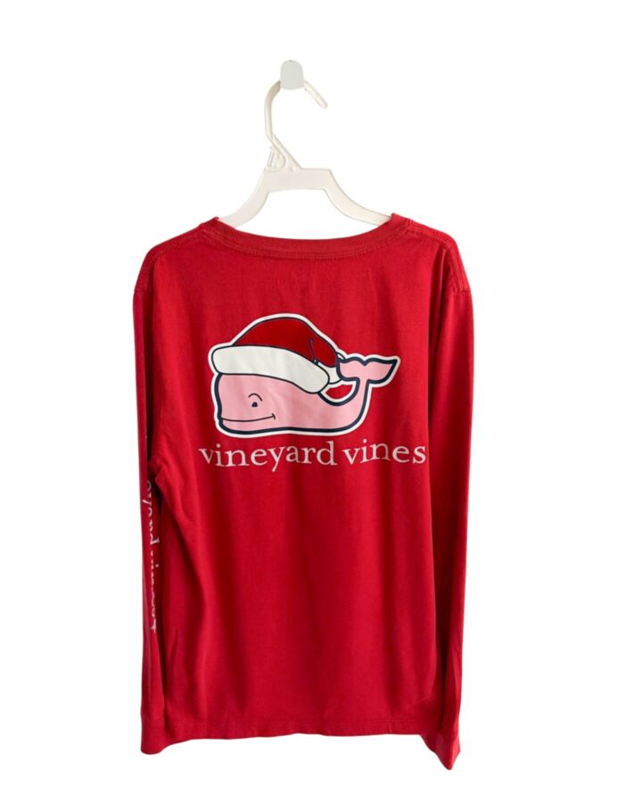 VINEYARD VINES  RED   PRINTED DESIGN T-SHIRT