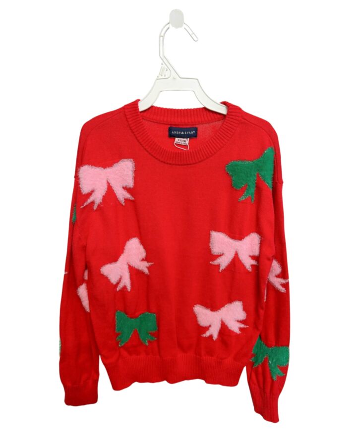 ANDY & EVAN  RED    SWEATER