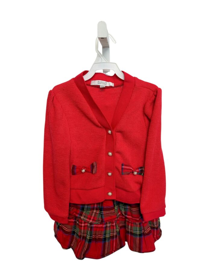 BADGLEY MISCHKA  RED  PLAID  2-PIECE DRESSY OUTFIT