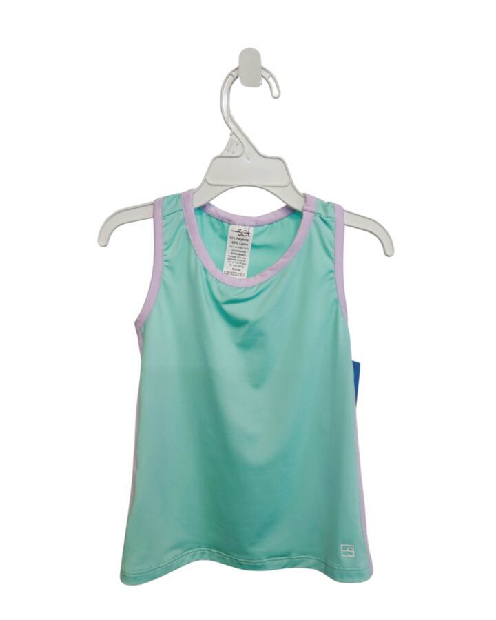 SET BY LULLABY SET MINT SLEEVELESS SHIRT