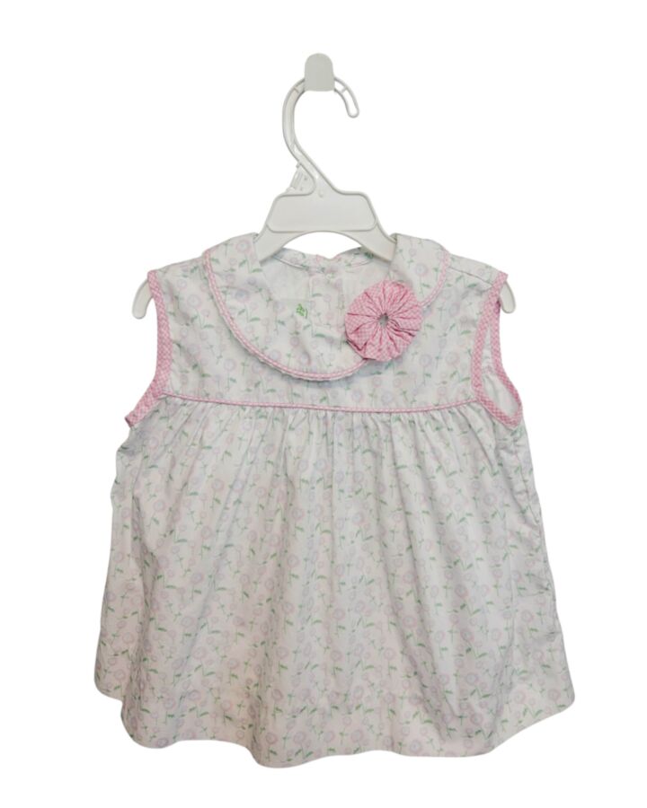 ALICE KATHLEEN  PINK  FLORAL  SLEEVELESS SHIRT