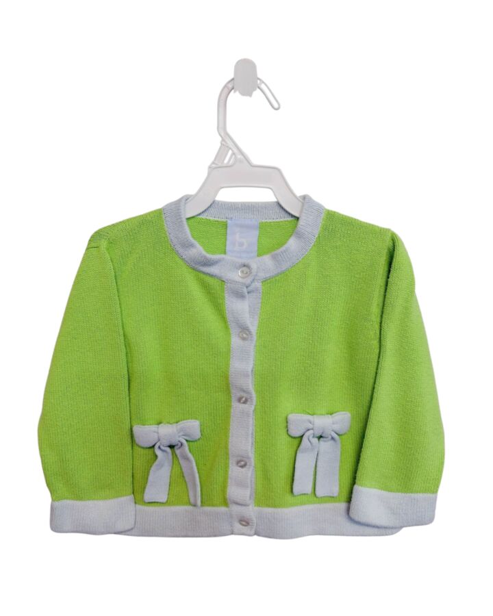 BELLA BLISS  GREEN    CARDIGAN