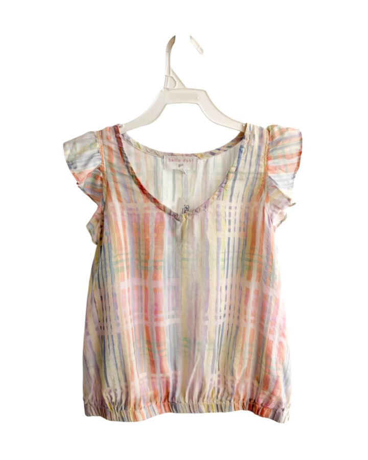 BELLA DAHL  PINK    SLEEVELESS SHIRT WITH RUFFLE