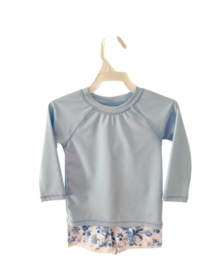 EDGEHILL COLLECTION  BLUE  FLORAL  SWIM SET