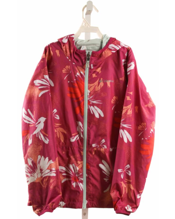 COLUMBIA  PURPLE  FLORAL  OUTERWEAR