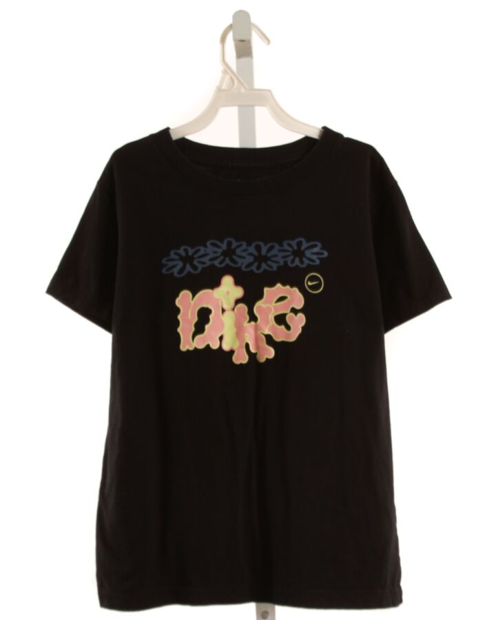 NIKE  BLACK  PRINTED DESIGN T-SHIRT