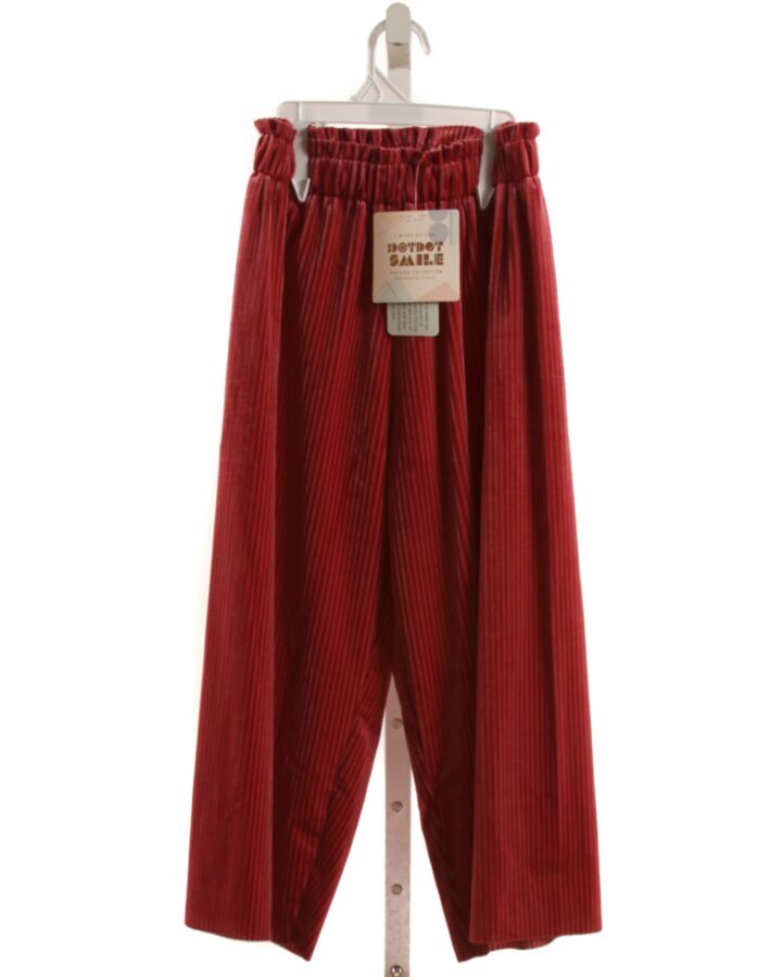 DOTDOT SMILE  PURPLE VELOUR  PANTS