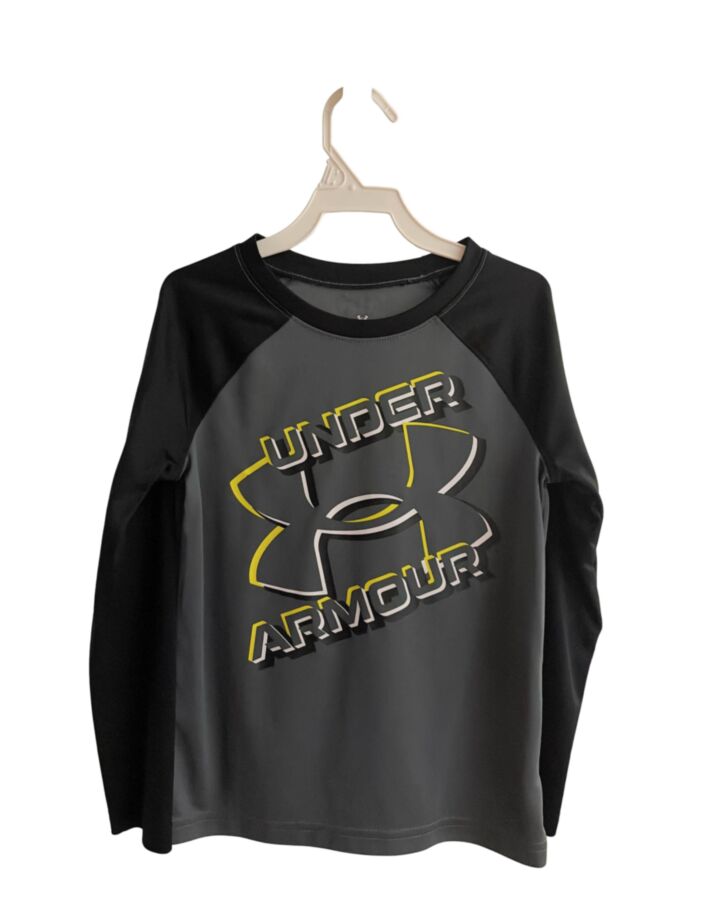 UNDER ARMOUR  BLACK   PRINTED DESIGN T-SHIRT
