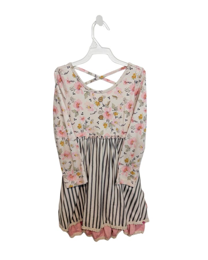 CHEEKY PLUM  PINK  FLORAL  KNIT DRESS