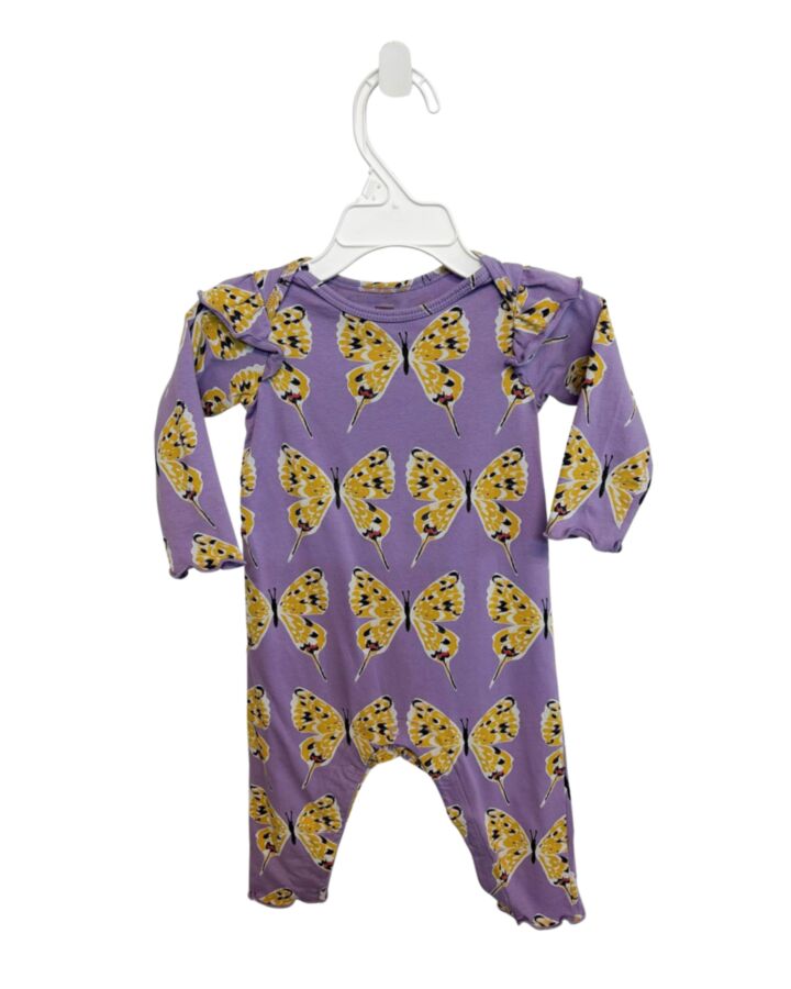 TEA  PURPLE  FLORAL  ROMPER