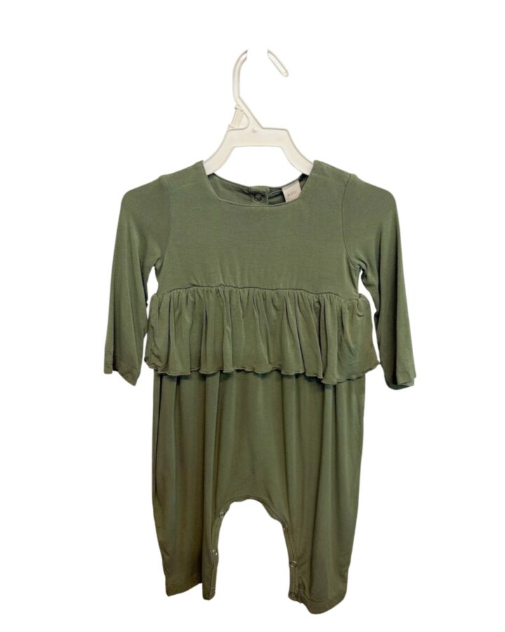KATE QUINN  GREEN    ROMPER WITH RUFFLE