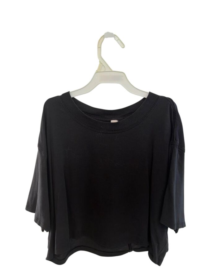 LULULEMON  BLACK    KNIT SS SHIRT