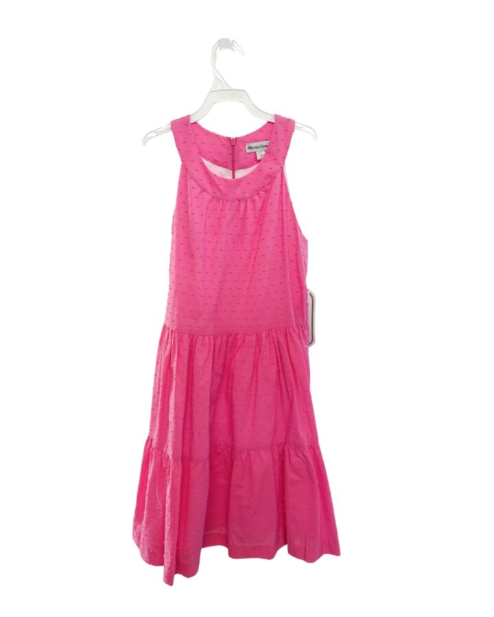 MARIA CASERO  HOT PINK SWISS DOT   DRESS