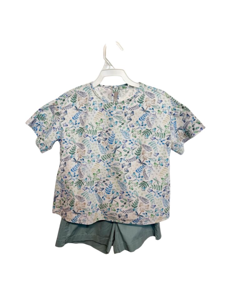 IL GUFO  BLUE  FLORAL  2-PIECE OUTFIT
