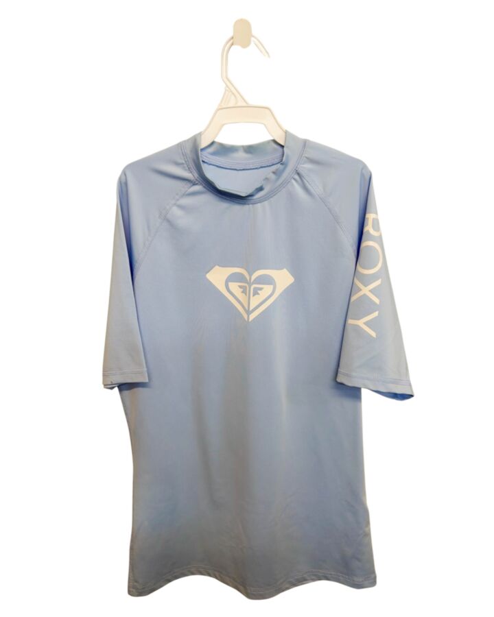 ROXY BLUE PRINTED DESIGN RASH GUARD