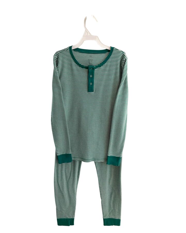 PETITE PLUME  GREEN  STRIPED  LOUNGEWEAR