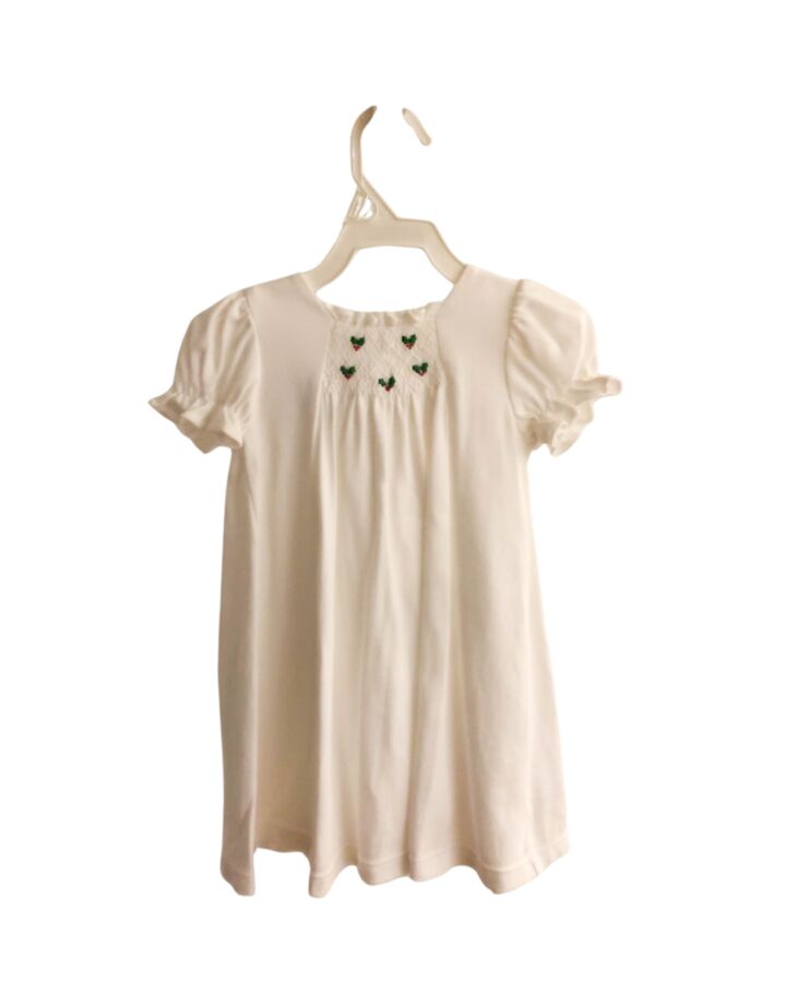 PIXIE LILY  WHITE   SMOCKED KNIT DRESS