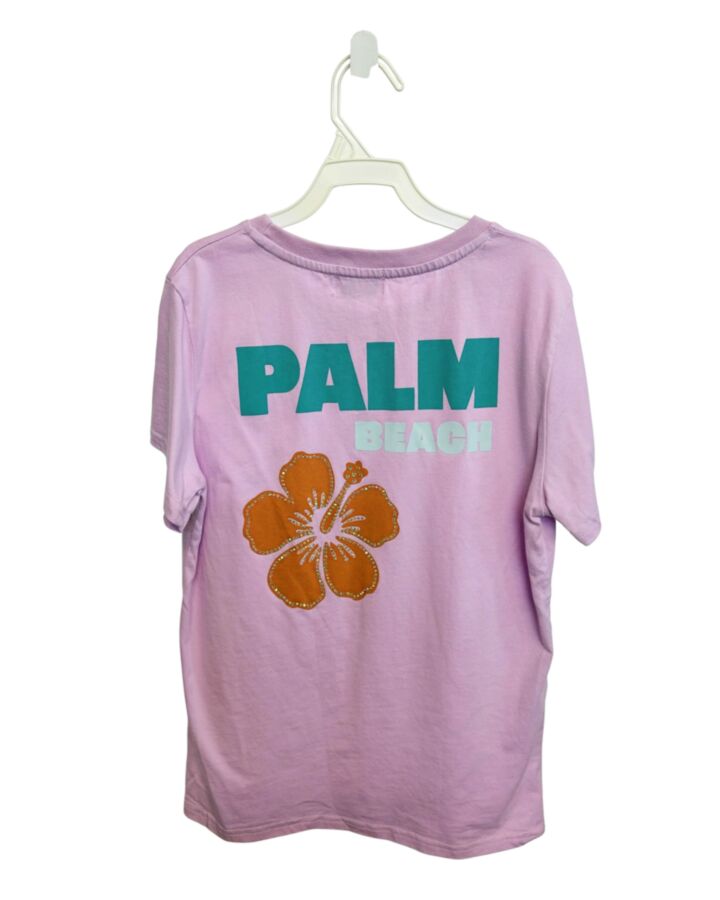 LOLA + THE BOYS  LAVENDER   PRINTED DESIGN T-SHIRT