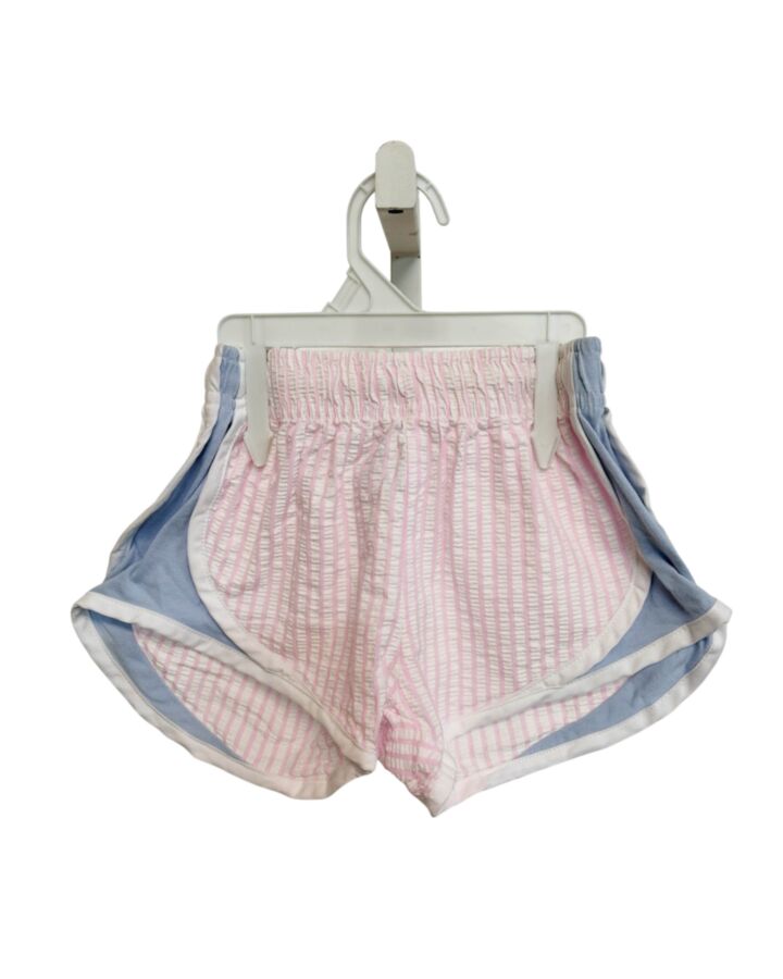 W COLOR WORKS  PINK SEERSUCKER STRIPED  SHORTS