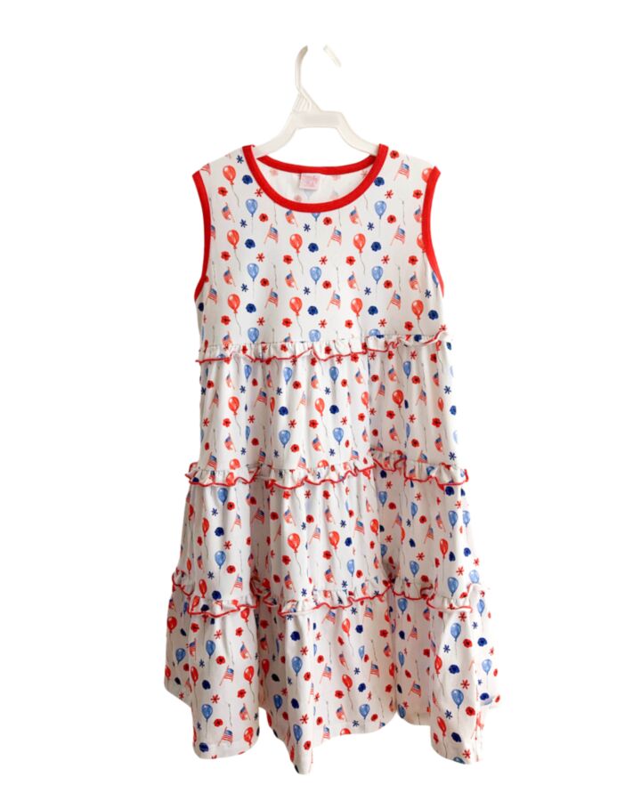STITCHY FISH  RED    KNIT DRESS