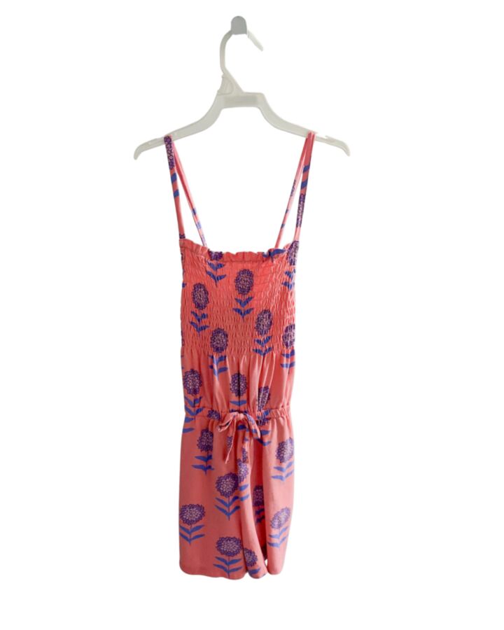 TEA PINK KNIT FLORAL ROMPER