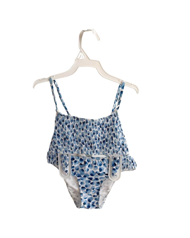 MANGO  BLUE   PRINTED DESIGN 2-PIECE SWIMSUIT