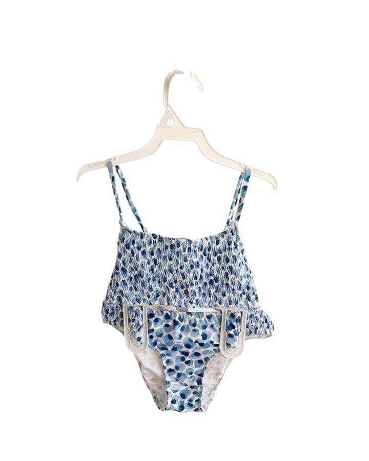 MANGO  BLUE   PRINTED DESIGN 2-PIECE SWIMSUIT