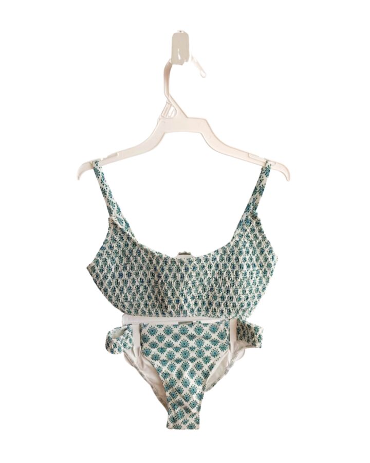 MANGO  GREEN  FLORAL  2-PIECE SWIMSUIT