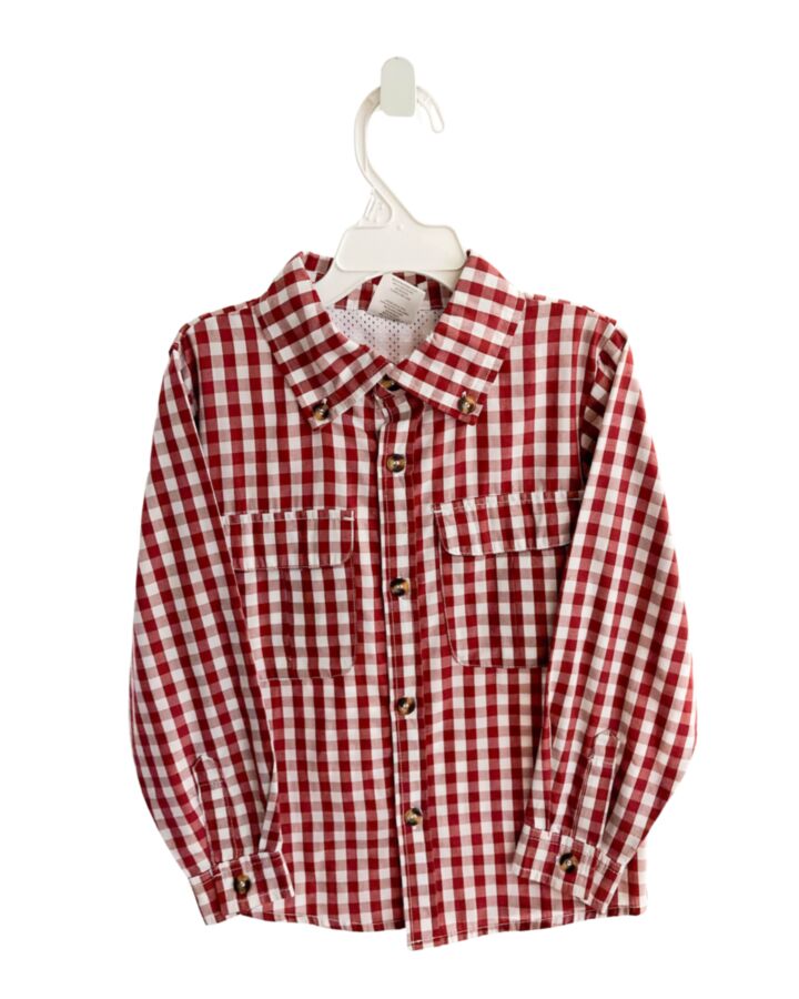 PRODOH  MAROON  GINGHAM  DRESS SHIRT