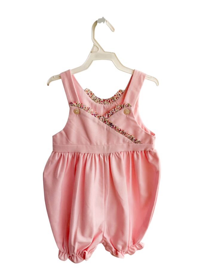 RED BEANS  PINK PIQUE FLORAL  ROMPER