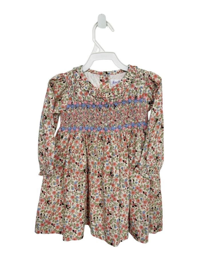 RACHEL RILEY  PINK  FLORAL SMOCKED DRESS