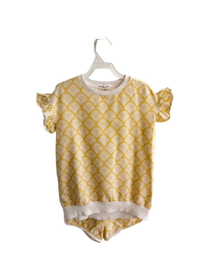 MILES THE LABEL  YELLOW    2-PIECE OUTFIT WITH RUFFLE