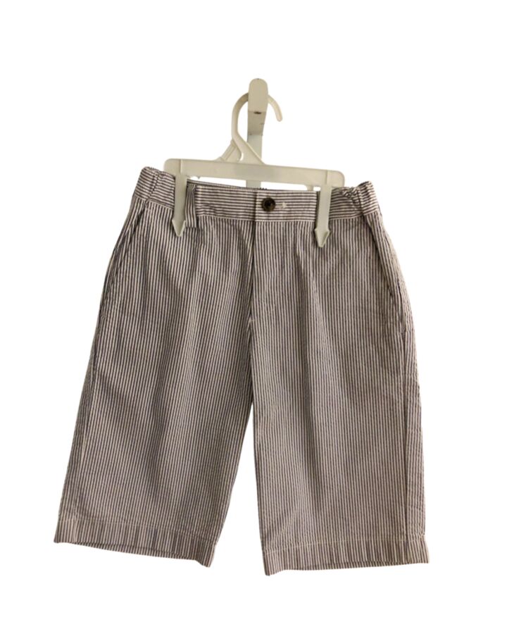 BROOKS BROTHERS  NAVY SEERSUCKER STRIPED  SHORTS