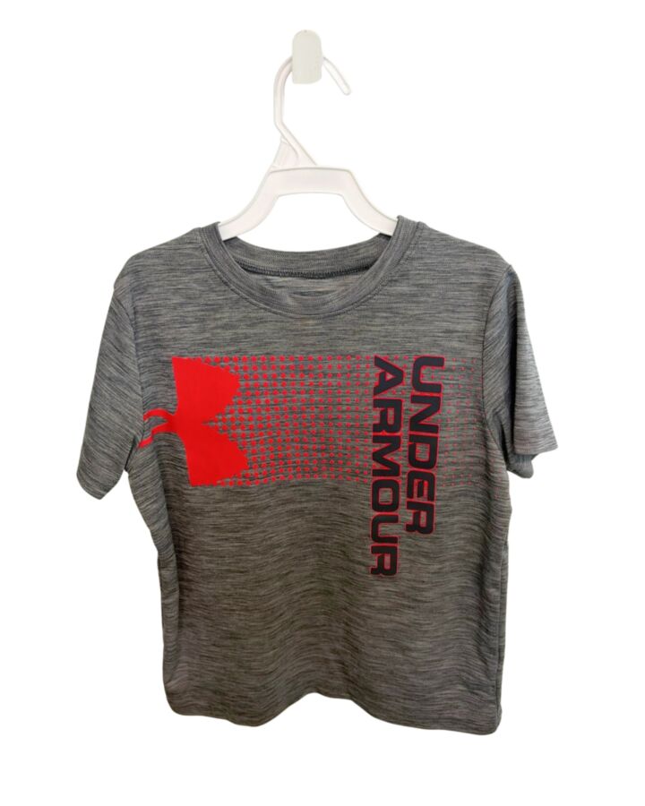 UNDER ARMOUR  GRAY   PRINTED DESIGN T-SHIRT