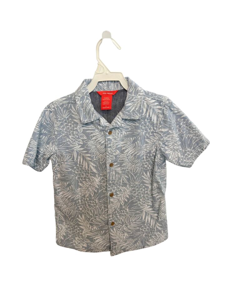 JOE FRESH  BLUE   PRINTED DESIGN DRESS SHIRT