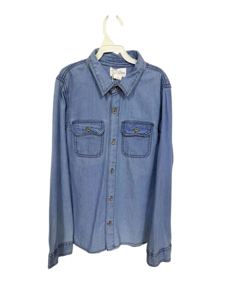 POPPET & FOX  CHAMBRAY    SHIRT-LS