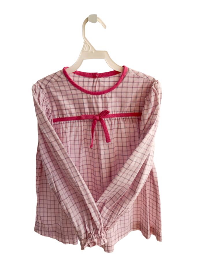 MARY & GRACE  PINK  PLAID  SHIRT-LS