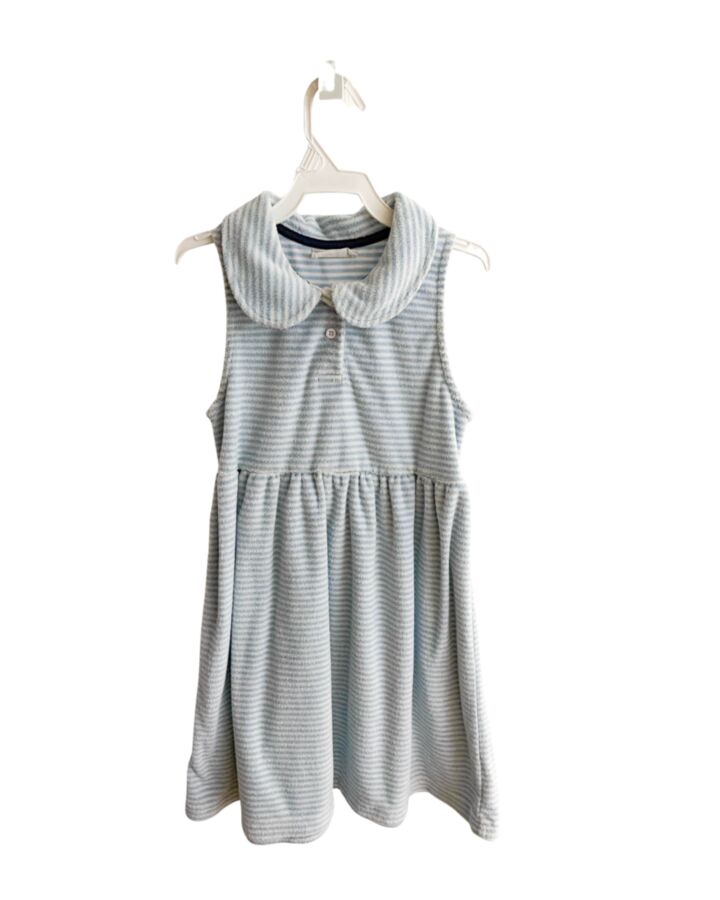 MINNOW  BLUE TERRY CLOTH STRIPED  DRESS