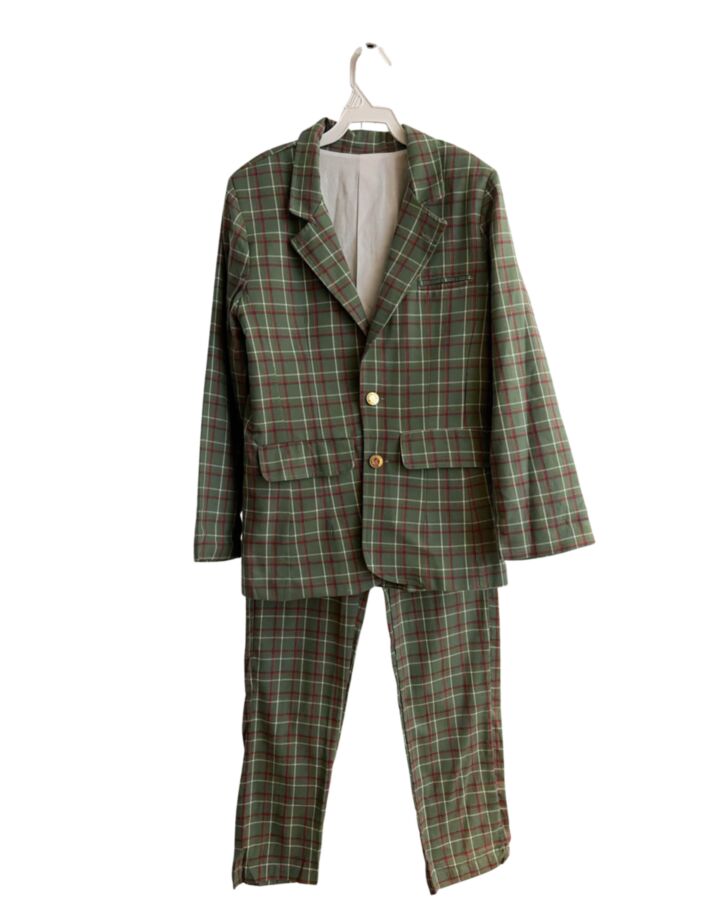 BELLA BLISS  GREEN  PLAID  2-PIECE DRESSY OUTFIT