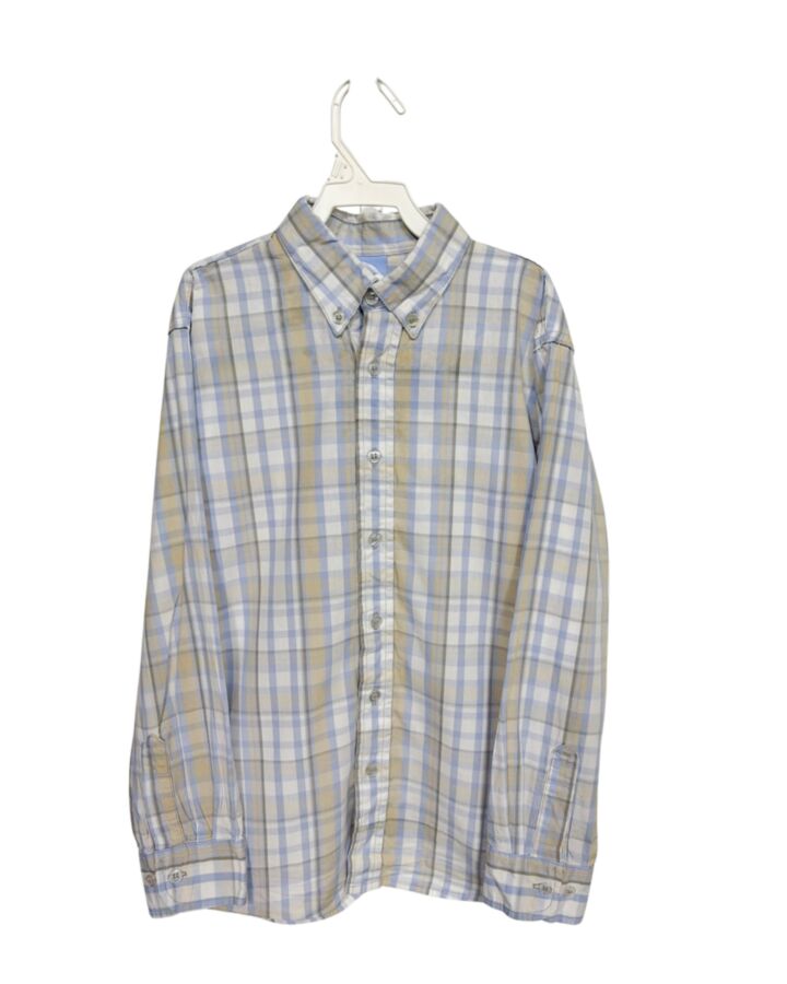 BELLA BLISS  BLUE  PLAID  DRESS SHIRT