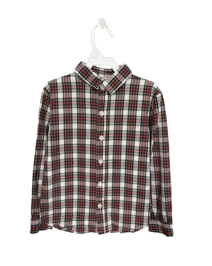 RACHEL RILEY  RED  PLAID  DRESS SHIRT