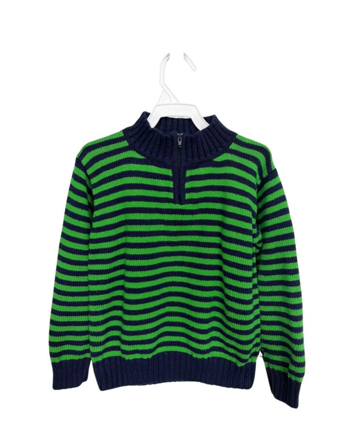 BELLA BLISS  GREEN  STRIPED  PULLOVER